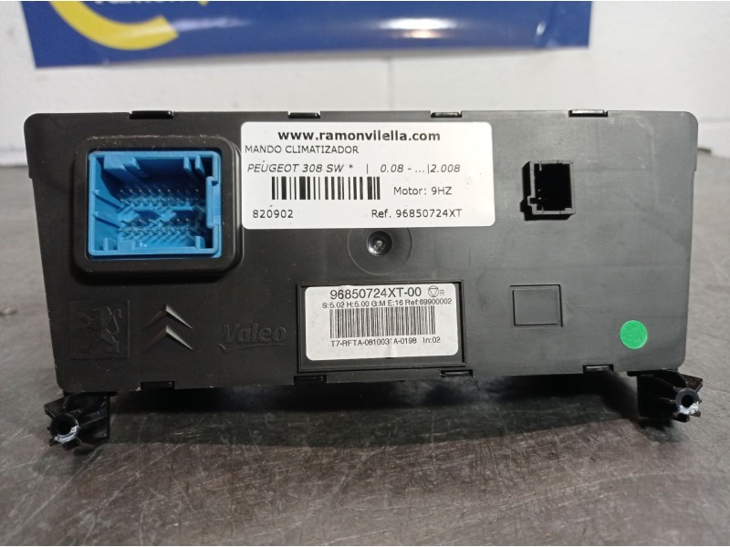 Recambio de mando climatizador para peugeot 308 sw  | 0.08 - ...  | 0.08 - ... referencia OEM IAM 96850724XT 69900002 