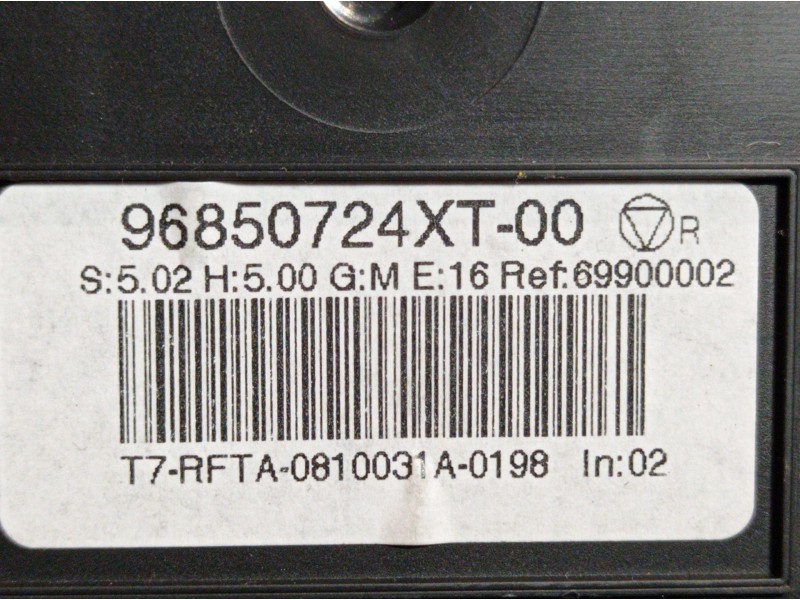 Recambio de mando climatizador para peugeot 308 sw  | 0.08 - ...  | 0.08 - ... referencia OEM IAM 96850724XT 69900002 
