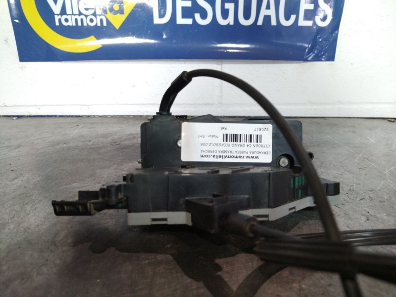 Recambio de cerradura puerta trasera derecha para citroen c4 grand picasso exclusive referencia OEM IAM   