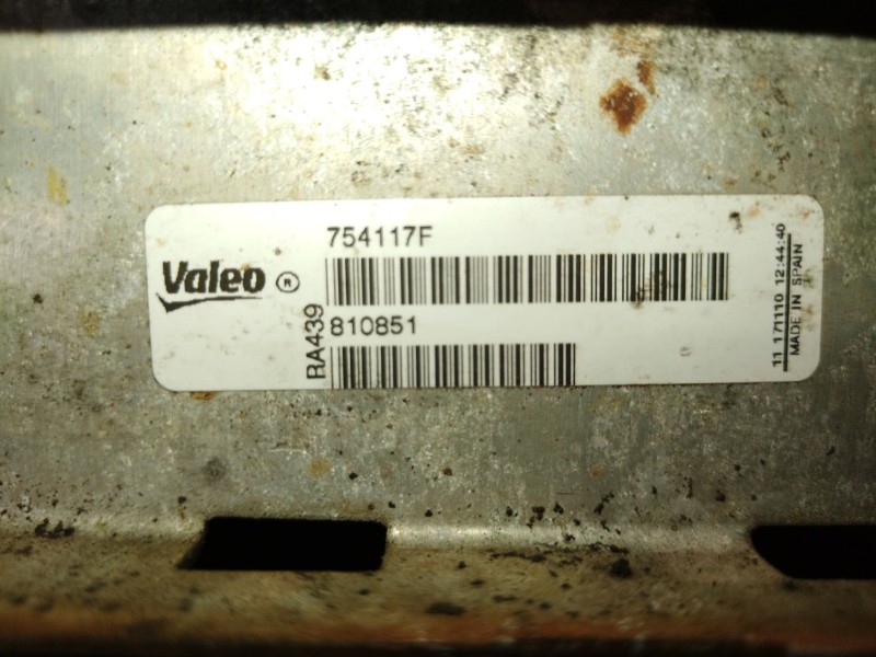 Recambio de radiador agua para renault express express 1.9 d referencia OEM IAM RA439  