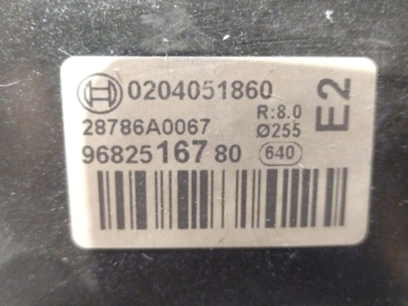 Recambio de servofreno para peugeot 308 sw  | 0.08 - ...  | 0.08 - ... referencia OEM IAM 9682516780 0204051860 