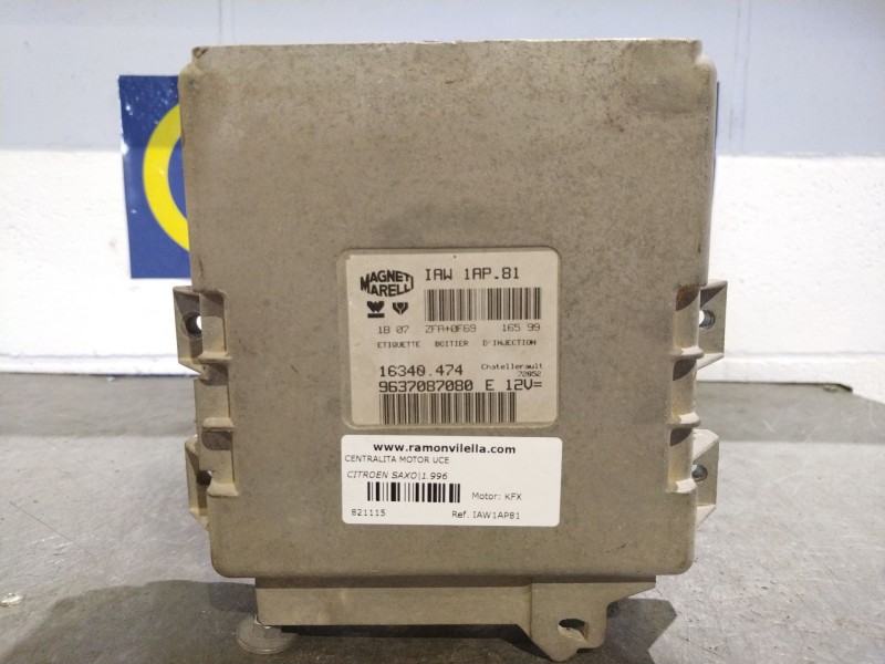 Recambio de centralita motor uce para citroen saxo 1.4 referencia OEM IAM IAW1AP81   Recambio de centralita motor uce para citroen saxo 1.4 referencia OEM IAM IAW1AP81