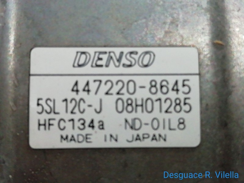 Recambio de compresor aire acondicio. para alfa romeo gt (125) 1.9 jtd 16v m-jet distinctive (10.2006) | 10.06 - 12.10 1.9 jtd 1