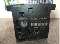 Recambio de centralita puerta trasera derecha para mercedes clase e (w211) berlina 2.7 cdi cat referencia OEM IAM 2118201626 356