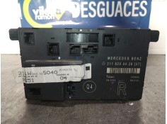 Recambio de centralita confort para mercedes clase e (w211) berlina 2.7 cdi cat referencia OEM IAM 2118200426 356802