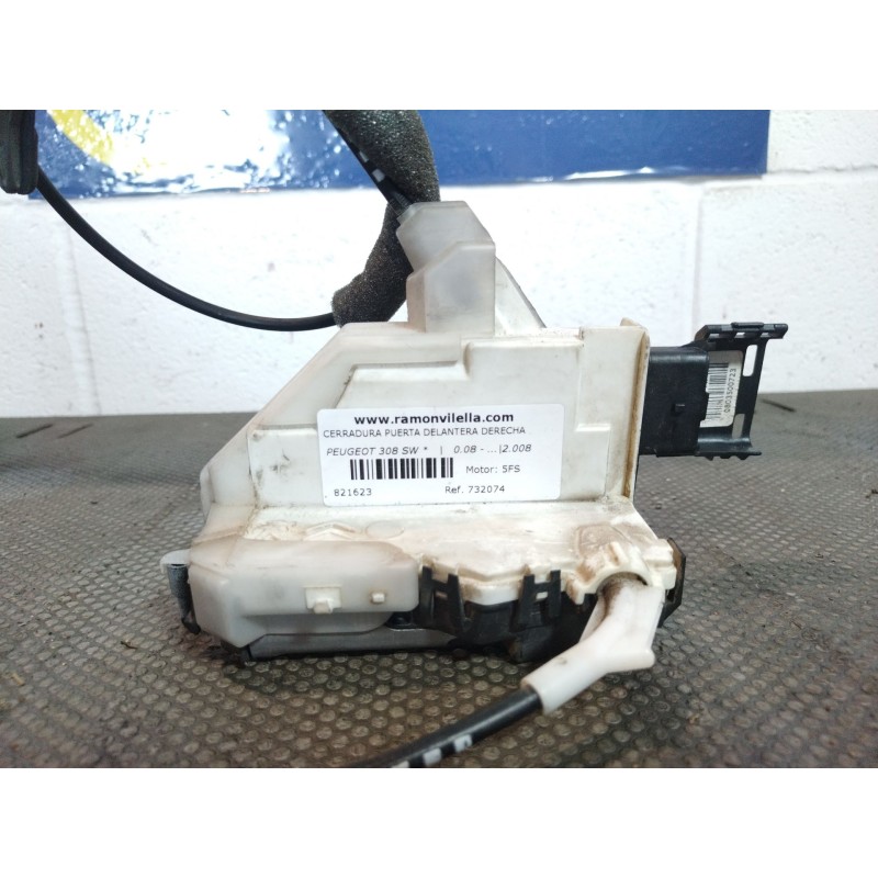 Recambio de cerradura puerta delantera derecha para peugeot 308 sw  | 0.08 - ...  | 0.08 - ... referencia OEM IAM 732074  