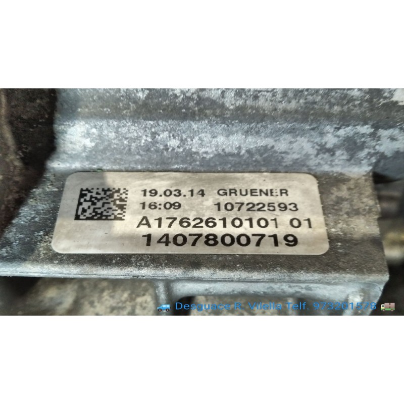 Recambio de caja cambios para mercedes clase b (w246) b 180 cdi be (246.200) | 11.11 - 12.13 b 180 cdi be (246.200) | 11.11 - 12