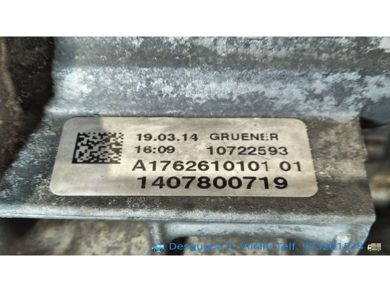 Recambio de caja cambios para mercedes clase b (w246) b 180 cdi be (246.200) | 11.11 - 12.13 b 180 cdi be (246.200) | 11.11 - 12