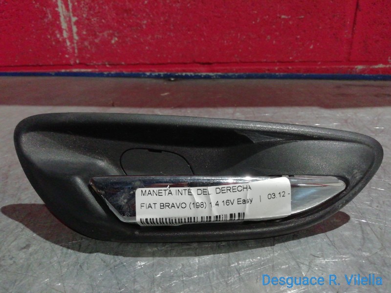 Recambio de maneta inte. delantero derecha para fiat bravo (198) 1.4 16v easy | 03.12 - 12.13 1.4 16v easy | 03.12 - 12.13 refer