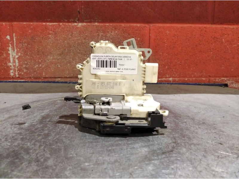 Recambio de cerradura puerta delantera derecha para seat leon (1p1) reference copa | 12.10 - 12.12 reference copa | 12.10 - 12.1