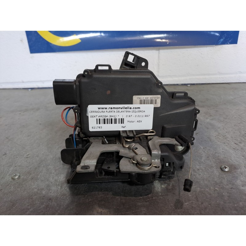 Recambio de cerradura puerta delantera izquierda para seat arosa (6h1)  | 0.97 - 0.01  | 0.97 - 0.01 referencia OEM IAM 6X183701