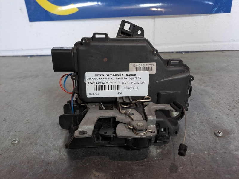 Recambio de cerradura puerta delantera izquierda para seat arosa (6h1)  | 0.97 - 0.01  | 0.97 - 0.01 referencia OEM IAM 6X183701
