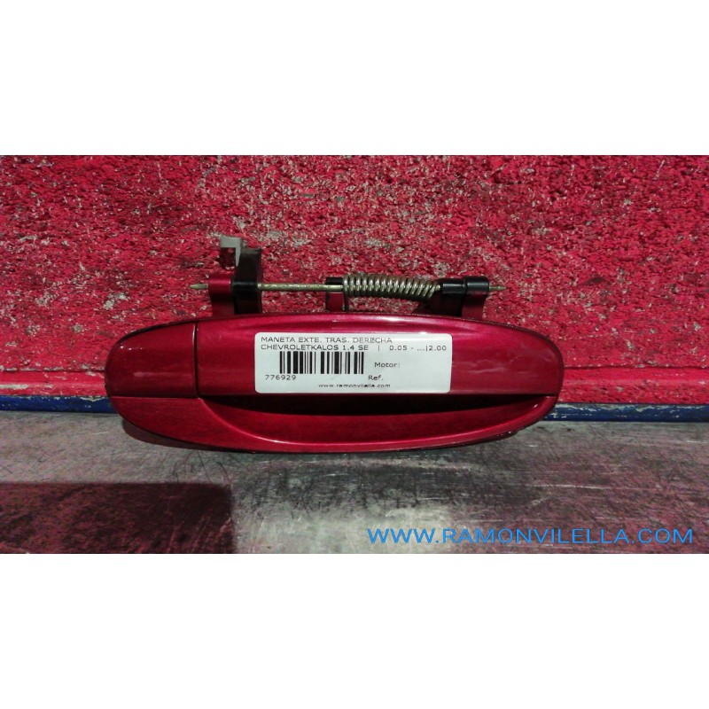 Recambio de maneta exte. tras. derecha para chevrolet kalos 1.4 se | 0.05 - ... 1.4 se | 0.05 - ... referencia OEM IAM   