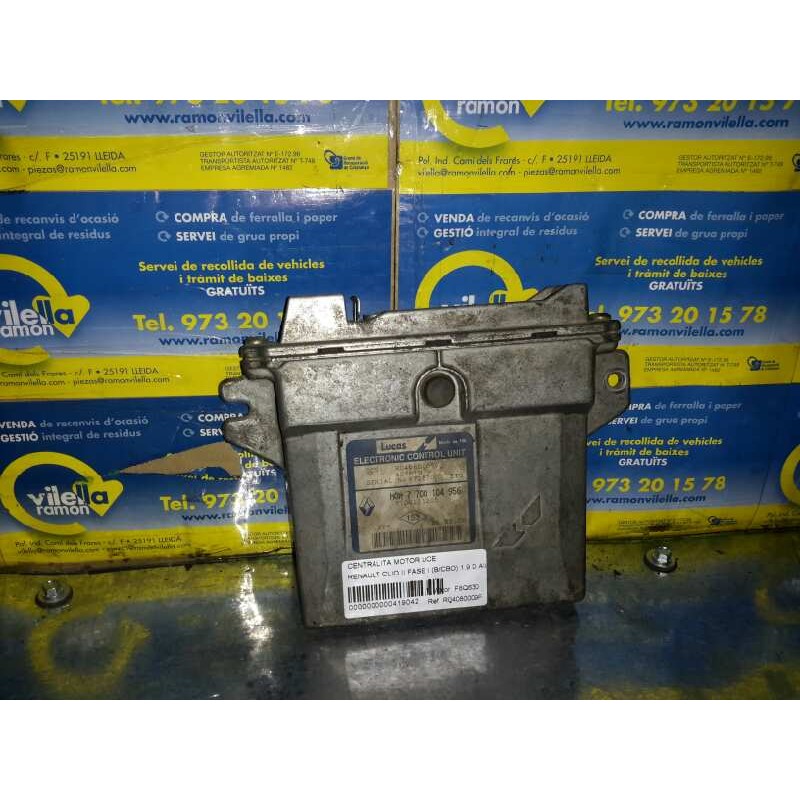 Recambio de centralita motor uce para renault clio ii fase i (b/cbo) 1.9 d alize | 12.98 - 12.01 1.9 d alize | 12.98 - 12.01 ref