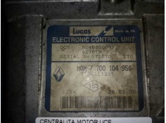 Recambio de centralita motor uce para renault clio ii fase i (b/cbo) 1.9 d alize | 12.98 - 12.01 1.9 d alize | 12.98 - 12.01 ref 2