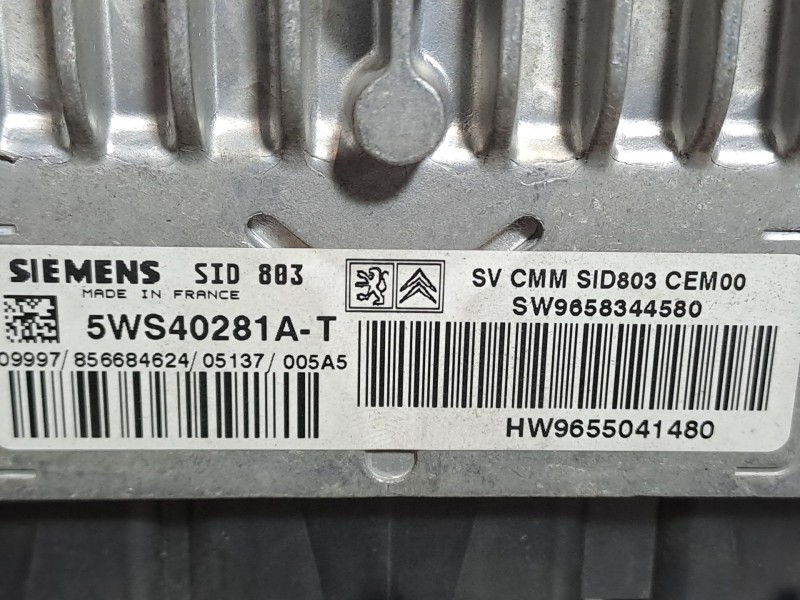 Recambio de centralita motor uce para peugeot 307 break / sw (s1)  | ...  | ... referencia OEM IAM 5WS402815AT 9658344580 