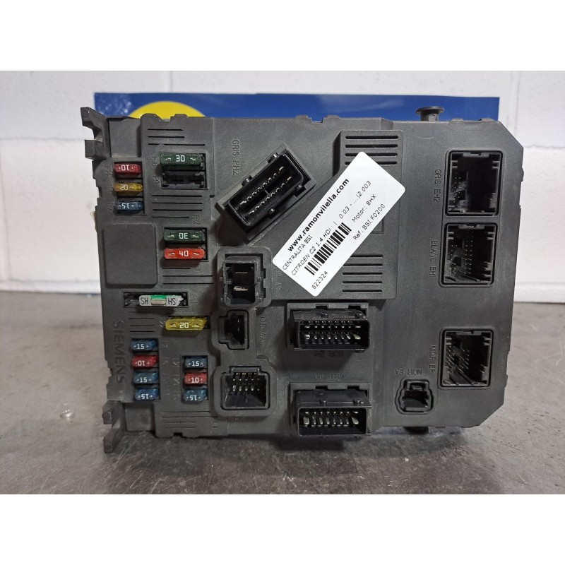 Recambio de centralita bsi para citroen c2 1.4 hdi | 0.03 - ... 1.4 hdi | 0.03 - ... referencia OEM IAM BSIF0200 S118085200I 