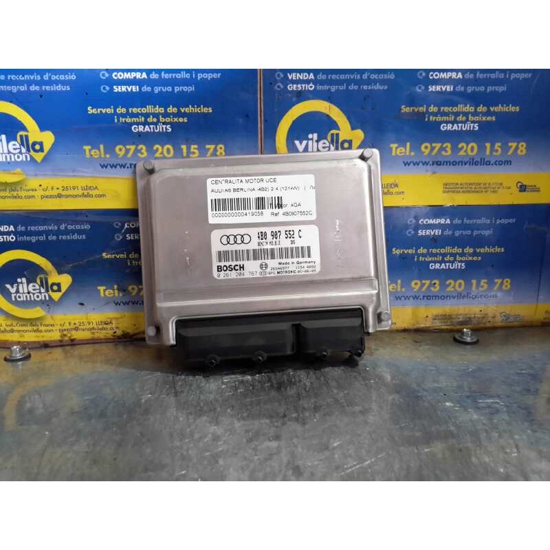 Recambio de centralita motor uce para audi a6 berlina (4b2) 2.4 (121kw) | 04.97 - 12.01 2.4 (121kw) | 04.97 - 12.01 referencia O