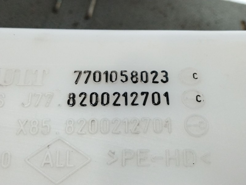 Recambio de deposito limpia para renault modus 1.5 dci diesel referencia OEM IAM 7701058023C 8200212701C 