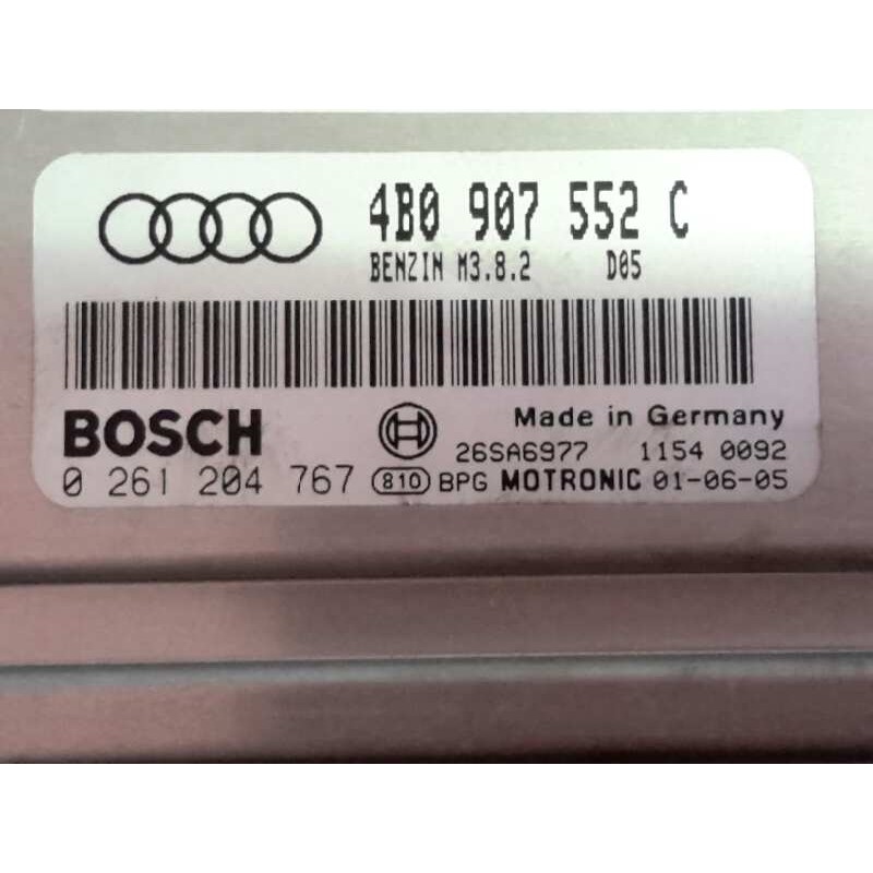 Recambio de centralita motor uce para audi a6 berlina (4b2) 2.4 (121kw) | 04.97 - 12.01 2.4 (121kw) | 04.97 - 12.01 referencia O