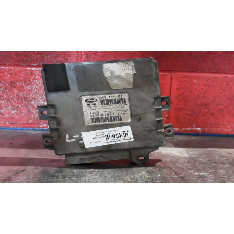 Recambio de centralita motor uce para peugeot 206 berlina xr | 06.98 - 12.02 xr | 06.98 - 12.02 referencia OEM IAM IAW1AP81 9639