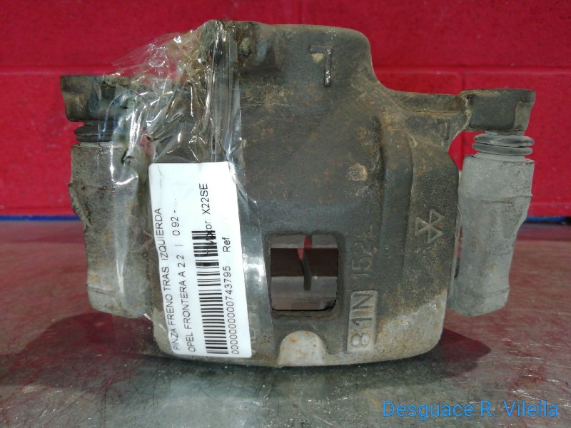 Recambio de pinza freno tras. izquierda para opel frontera a 2.2 | 0.92 - ... 2.2 | 0.92 - ... referencia OEM IAM   