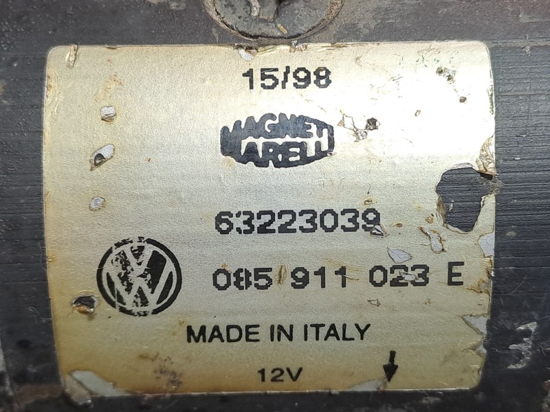 Recambio de motor arranque para seat ibiza (6k1) 1.4 referencia OEM IAM 085911023E 63223039  Recambio de motor arranque para seat ibiza (6k1) 1.4 referencia OEM IAM 085911023E 63223039