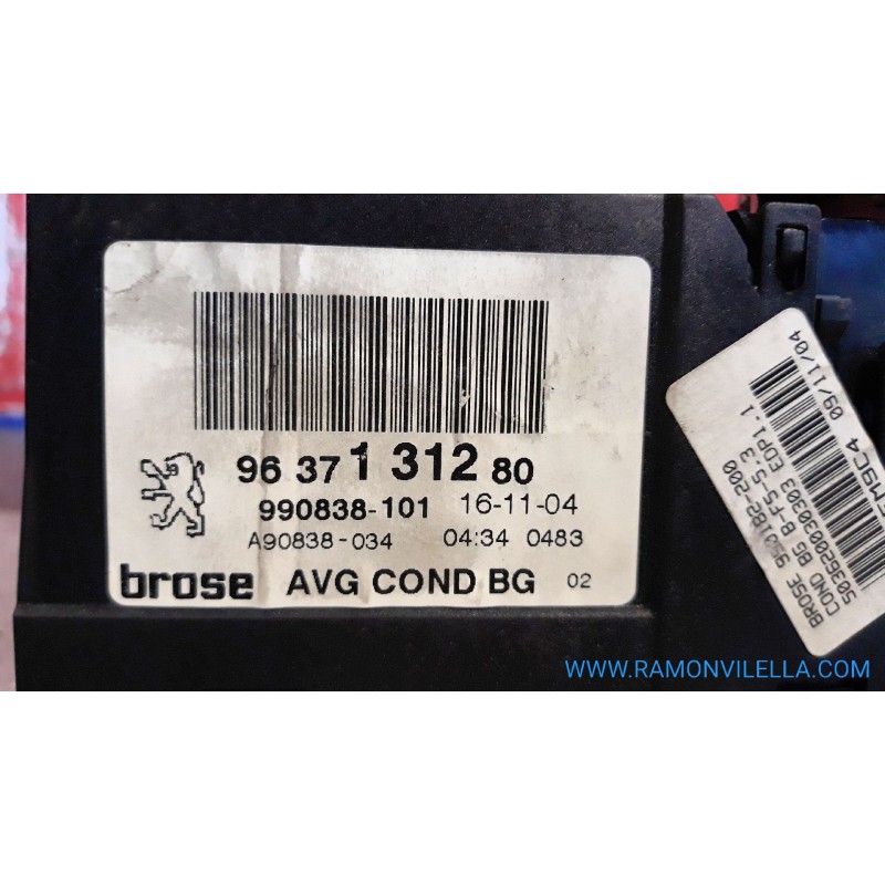 Recambio de motor elevalu. delantero izquierdo para peugeot 307 (s1) xt | 06.04 - 12.05 xt | 06.04 - 12.05 referencia OEM IAM 96