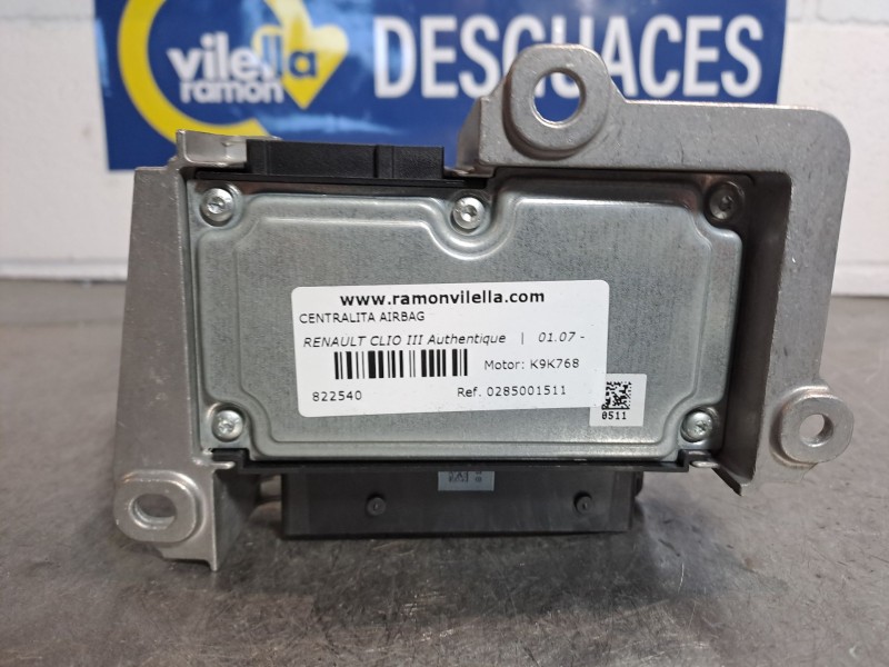 Recambio de centralita airbag para renault clio iii authentique | 01.07 - 12.10 authentique | 01.07 - 12.10 referencia OEM IAM 0