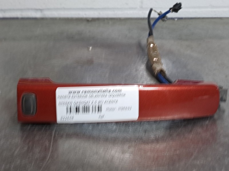 Recambio de maneta exterior delantera izquierda para nissan qashqai 2.0 dci acenta 4x2 referencia OEM IAM    Recambio de maneta exterior delantera izquierda para nissan qashqai 2.0 dci acenta 4x2 referencia OEM IAM
