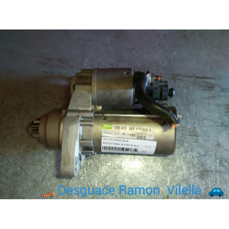 Recambio de motor arranque para skoda fabia (6y2/6y3) spirit | 01.07 - 12.07 referencia OEM IAM D6GS12 02T911023S 