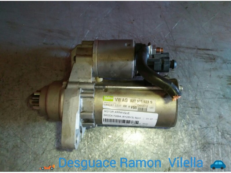 Recambio de motor arranque para skoda fabia (6y2/6y3) spirit | 01.07 - 12.07 referencia OEM IAM D6GS12 02T911023S 