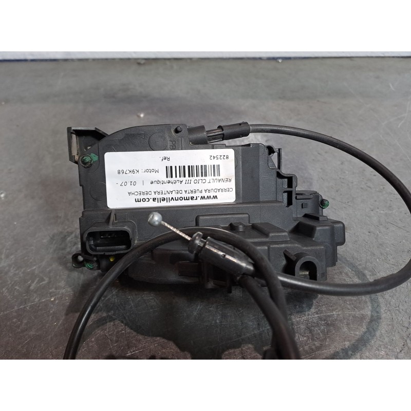 Recambio de cerradura puerta delantera derecha para renault clio iii authentique | 01.07 - 12.10 authentique | 01.07 - 12.10 ref