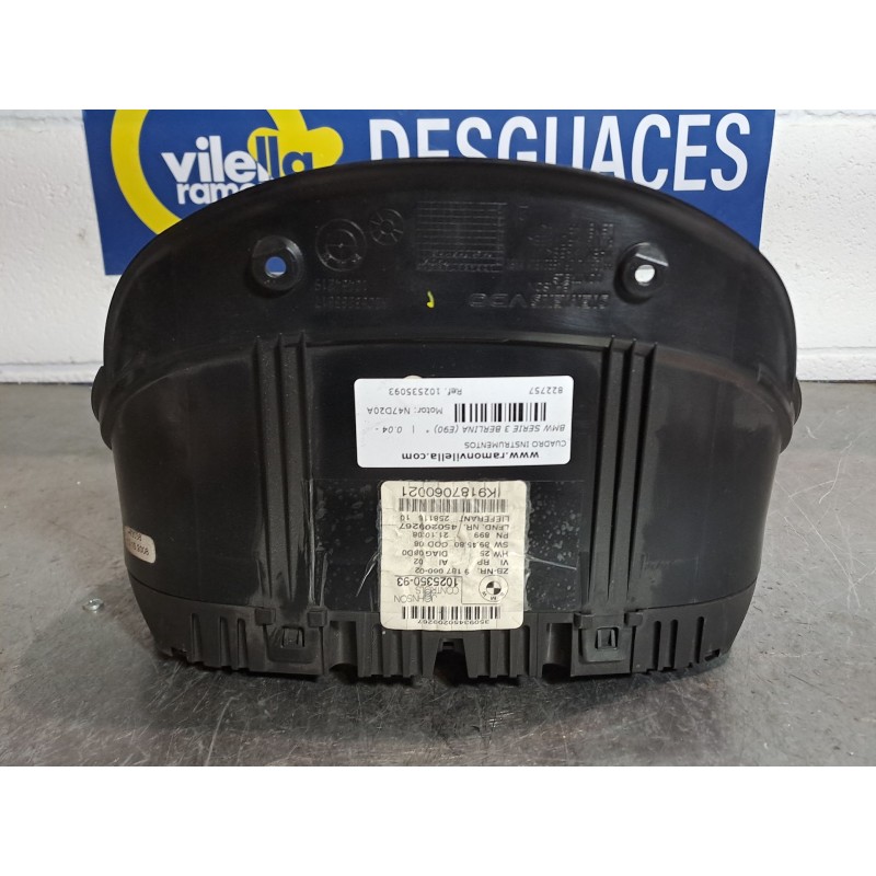 Recambio de cuadro instrumentos para bmw serie 3 berlina (e90)  | 0.04 - ...  | 0.04 - ... referencia OEM IAM 102535093 91870600