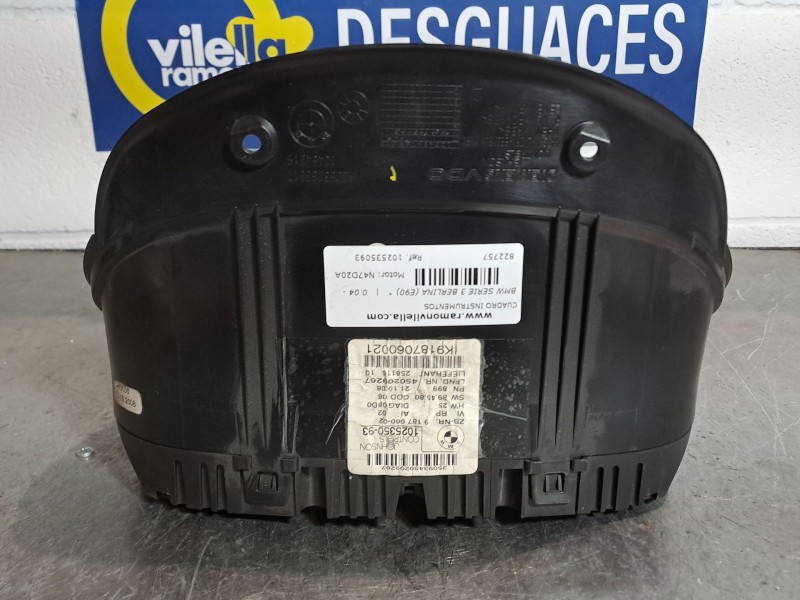 Recambio de cuadro instrumentos para bmw serie 3 berlina (e90)  | 0.04 - ...  | 0.04 - ... referencia OEM IAM 102535093 91870600