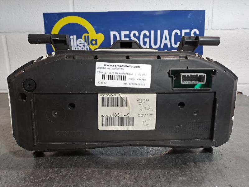 Recambio de cuadro instrumentos para renault clio iii authentique | 01.07 - 12.10 authentique | 01.07 - 12.10 referencia OEM IAM