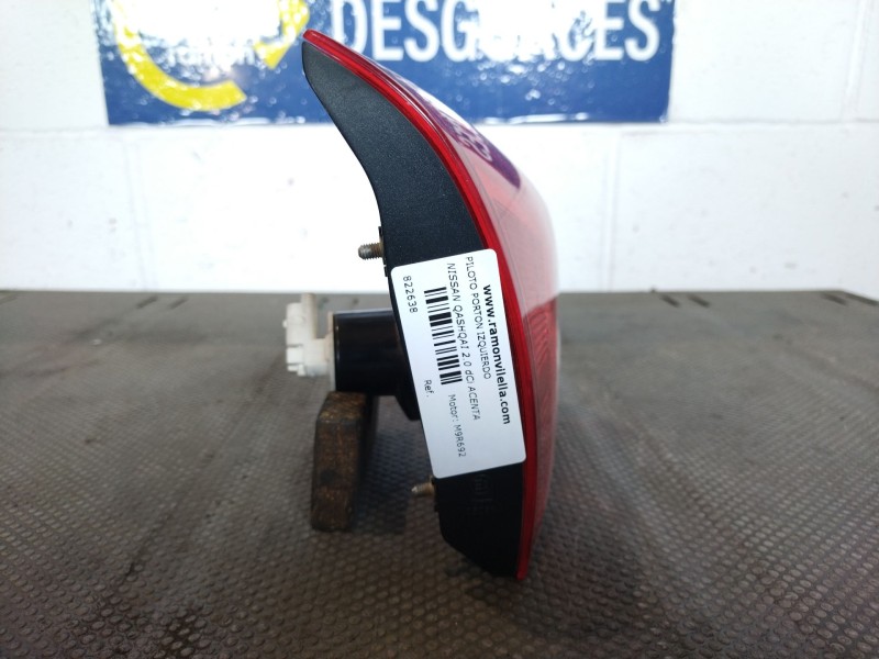 Recambio de piloto porton izquierdo para nissan qashqai 2.0 dci acenta 4x2 referencia OEM IAM 89071063   Recambio de piloto porton izquierdo para nissan qashqai 2.0 dci acenta 4x2 referencia OEM IAM 89071063