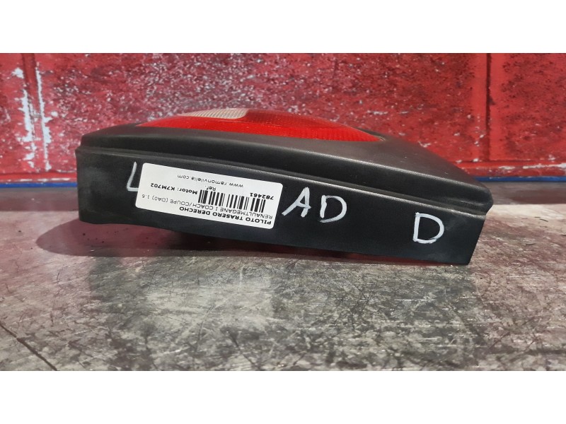 Recambio de piloto trasero derecho para renault megane i coach/coupe (da0) 1.6 | 0.96 - 0.99 1.6 | 0.96 - 0.99 referencia OEM IA