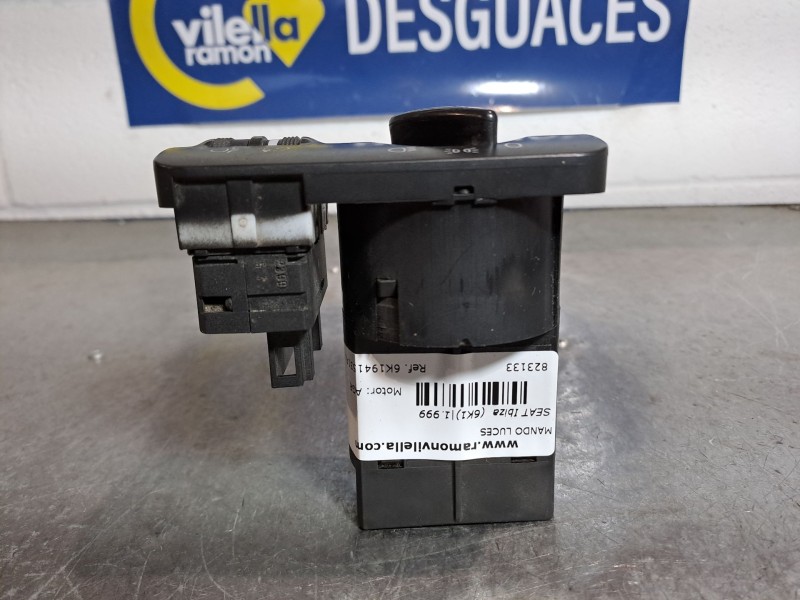 Recambio de mando luces para seat ibiza (6k1) 1.9 tdi referencia OEM IAM 6K1941531AL   Recambio de mando luces para seat ibiza (6k1) 1.9 tdi referencia OEM IAM 6K1941531AL