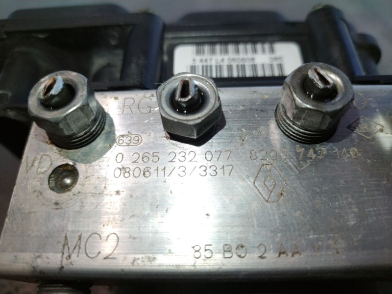 Recambio de abs para renault clio iii authentique | 01.07 - 12.10 authentique | 01.07 - 12.10 referencia OEM IAM 0265800559  