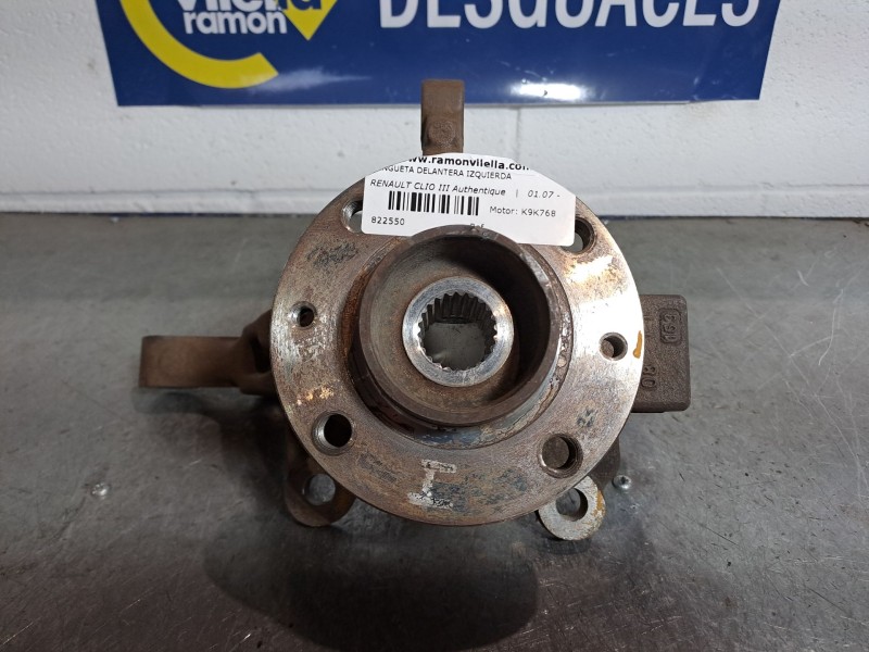 Recambio de mangueta delantera izquierda para renault clio iii authentique | 01.07 - 12.10 authentique | 01.07 - 12.10 referenci