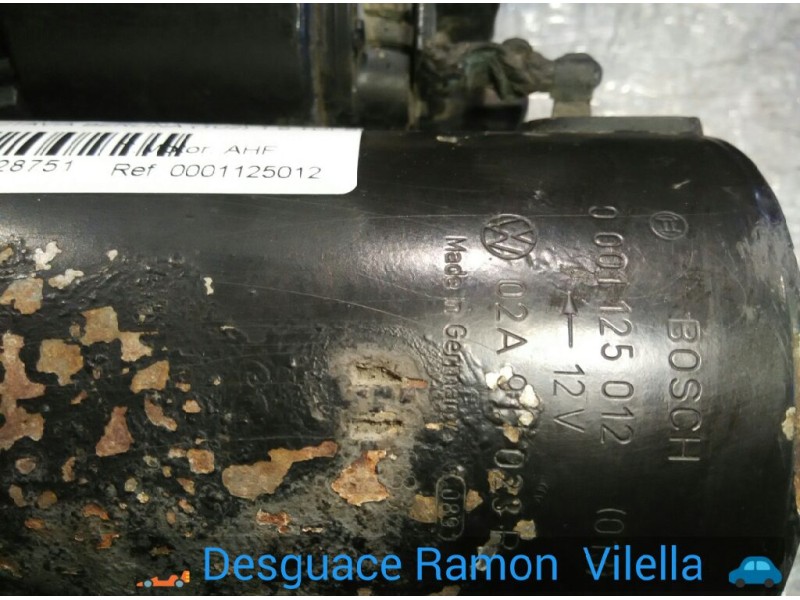 Recambio de motor arranque para skoda octavia berlina (1u2) 1.9 tdi slx (81kw) | 02.98 - 12.98 1.9 tdi slx (81kw) | 02.98 - 12.9