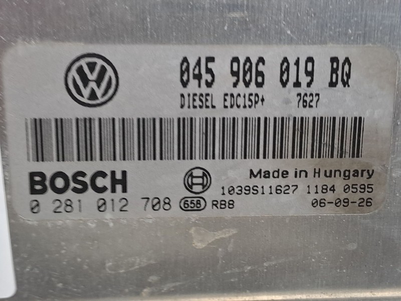 Recambio de centralita motor uce para skoda fabia (6y2/6y3) referencia OEM IAM 0281012708 045906019BQ 