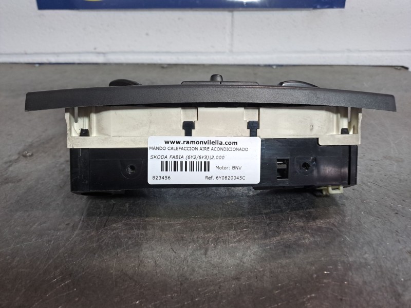 Recambio de mando calefaccion aire acondicionado para skoda fabia (6y2/6y3) referencia OEM IAM 6Y0820045C 901511760010 