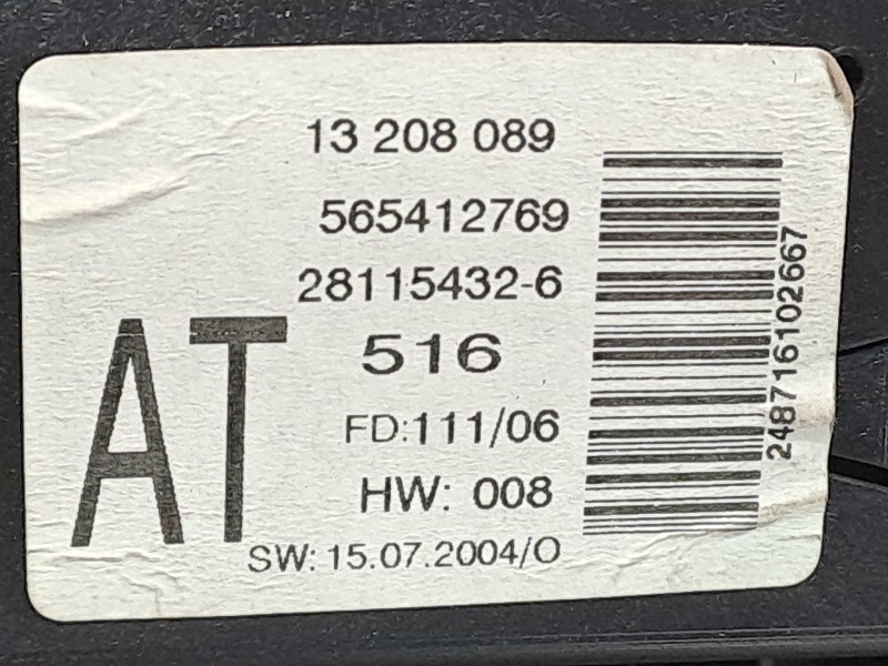 Recambio de pantalla multifuncion para opel astra h berlina referencia OEM IAM 13208089 565412769  Recambio de pantalla multifuncion para opel astra h berlina referencia OEM IAM 13208089 565412769