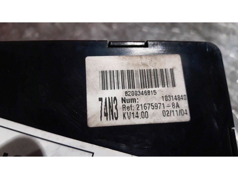 Recambio de caja reles fusibles para renault laguna ii grandtour (kg0)  | 0.01 - 0.07  | 0.01 - 0.07 referencia OEM IAM 82003468