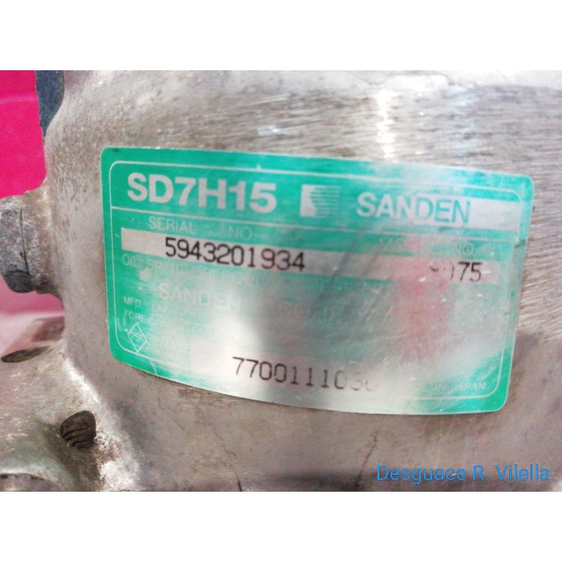 Recambio de compresor aire acondicio. para renault laguna (b56) 1.6 16v rt | 04.98 - 12.01 1.6 16v rt | 04.98 - 12.01 referencia