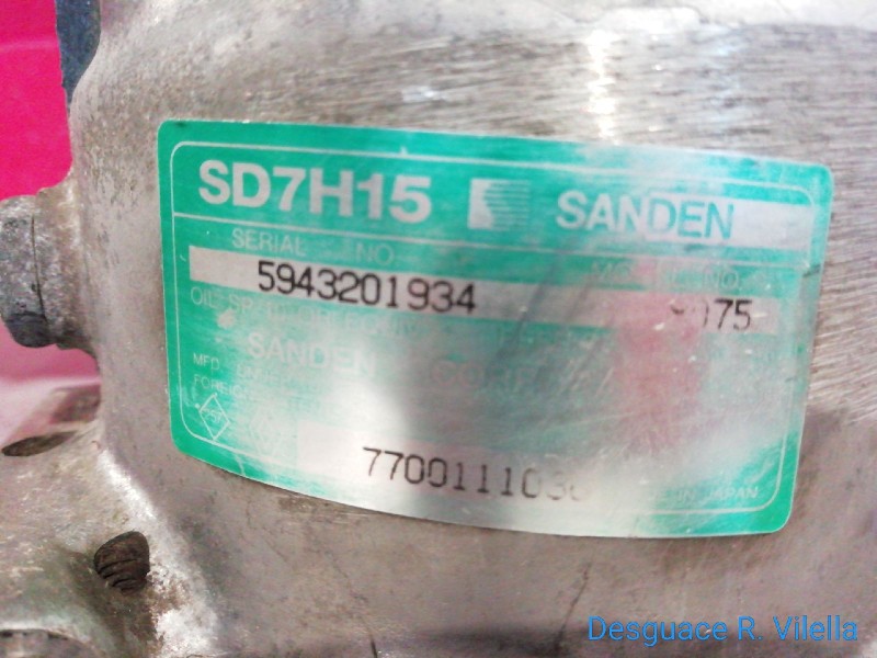 Recambio de compresor aire acondicio. para renault laguna (b56) 1.6 16v rt | 04.98 - 12.01 1.6 16v rt | 04.98 - 12.01 referencia