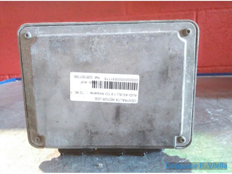 Recambio de centralita motor uce para audi a3 (8l) 1.9 tdi ambiente | 12.96 - 12.02 1.9 tdi ambiente | 12.96 - 12.02 referencia  Recambio de centralita motor uce para audi a3 (8l) 1.9 tdi ambiente | 12.96 - 12.02 1.9 tdi ambiente | 12.96 - 12.02 referencia