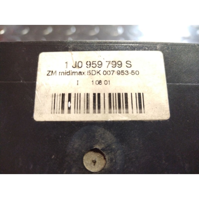 Recambio de centralita cierre para seat toledo (1m2) sport | 12.01 - 12.04 sport | 12.01 - 12.04 referencia OEM IAM 1J0959799S  